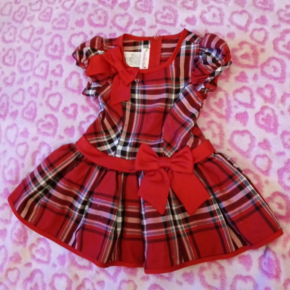 Cute plaid Christmas dress